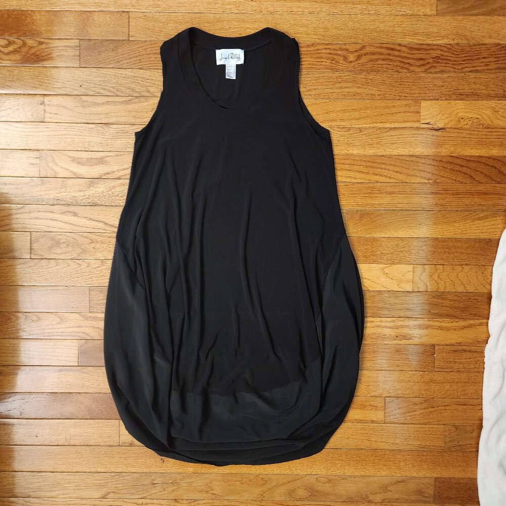 Joseph Ribkoff Black Sleeveless Rounded Bubble Dress